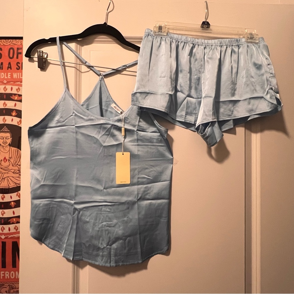 Ekouaer satin pajama set